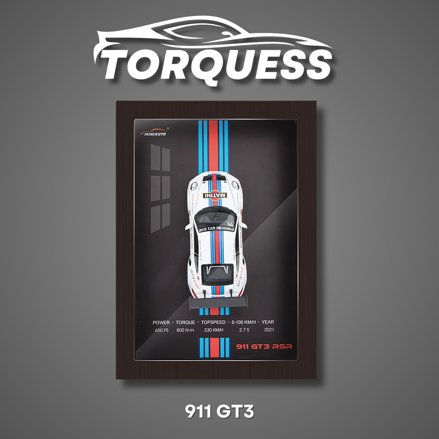 Torquess 3D Frames™ Diecast Car Frame