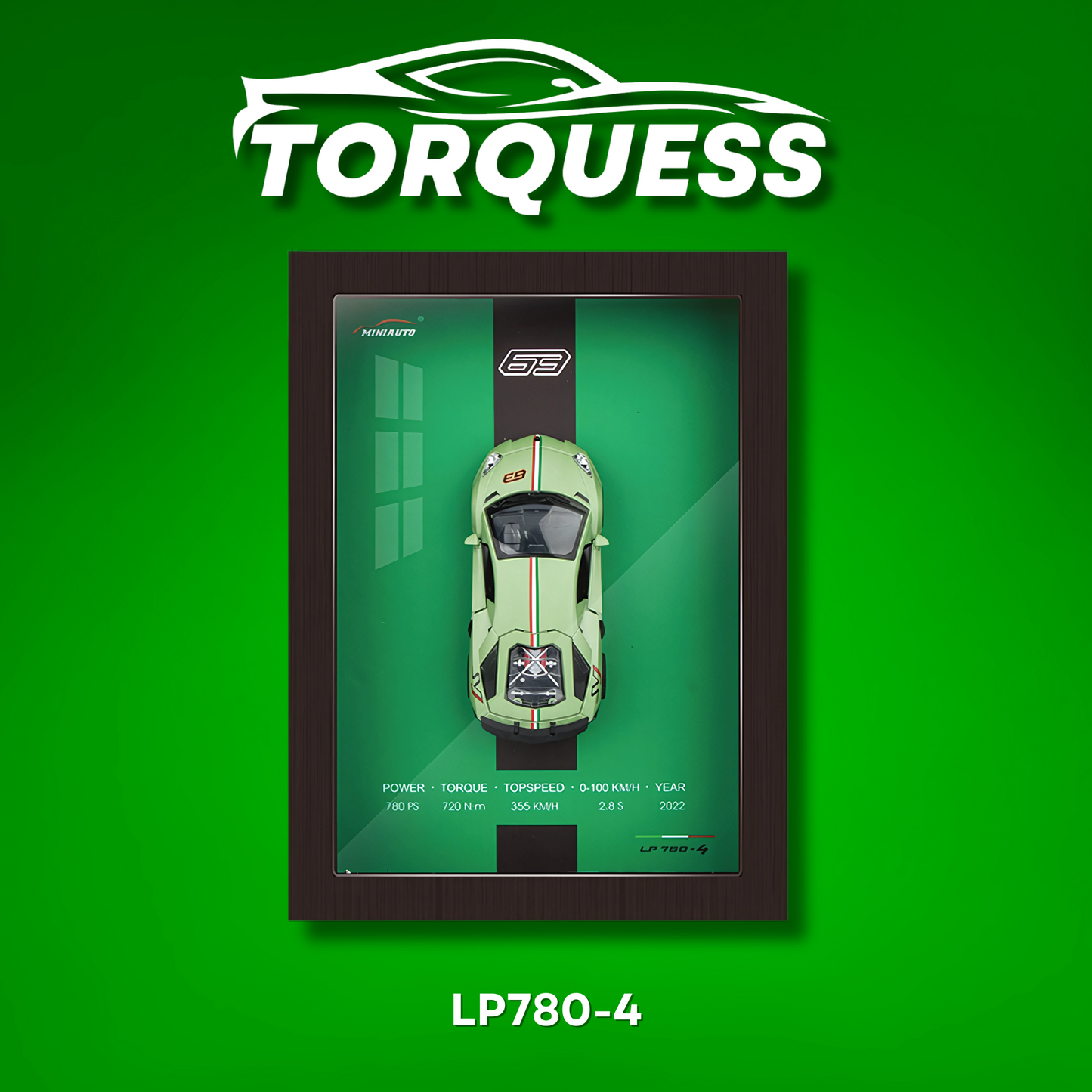 Torquess 3D Frames™ Diecast Car Frame