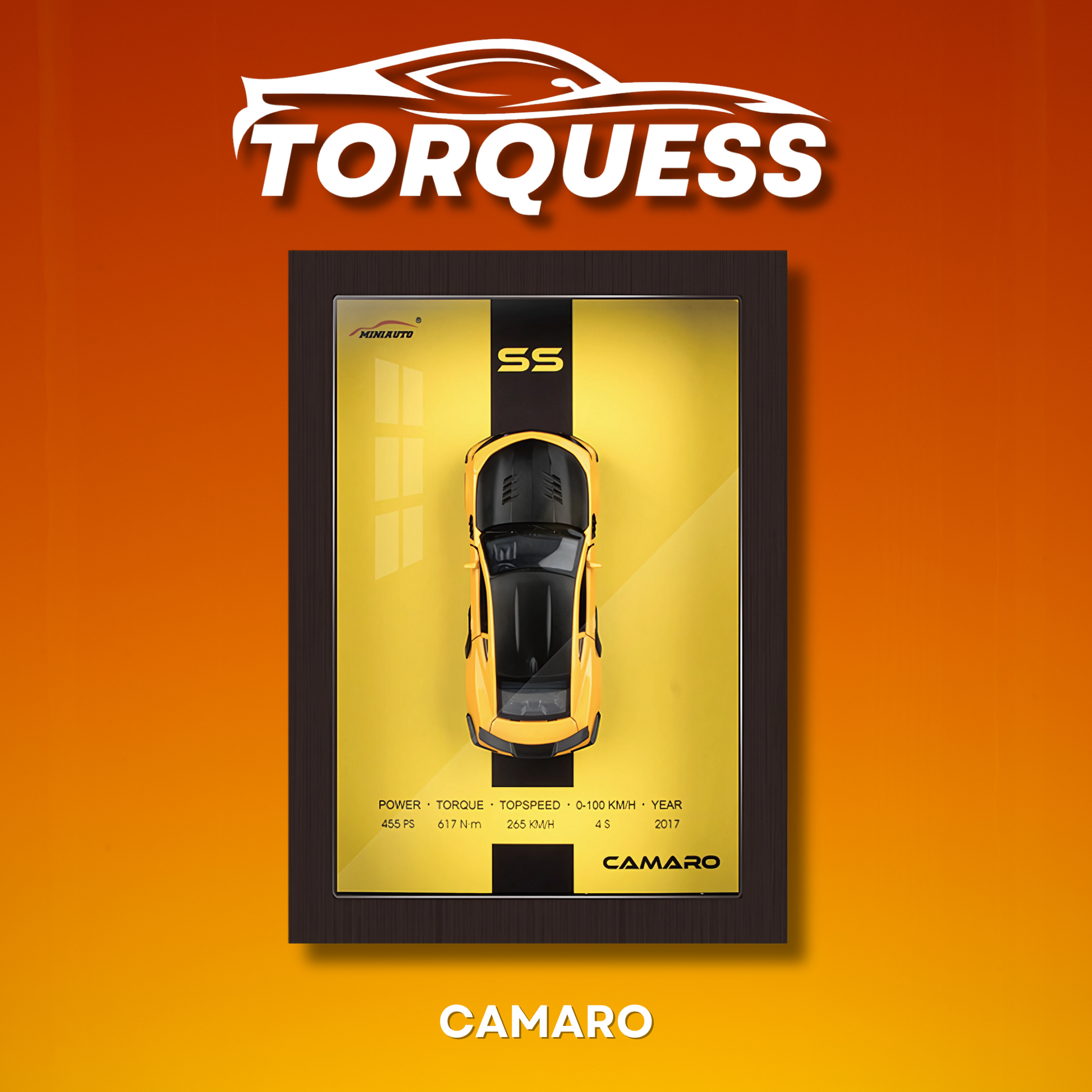 Torquess 3D Frames™ Diecast Car Frame